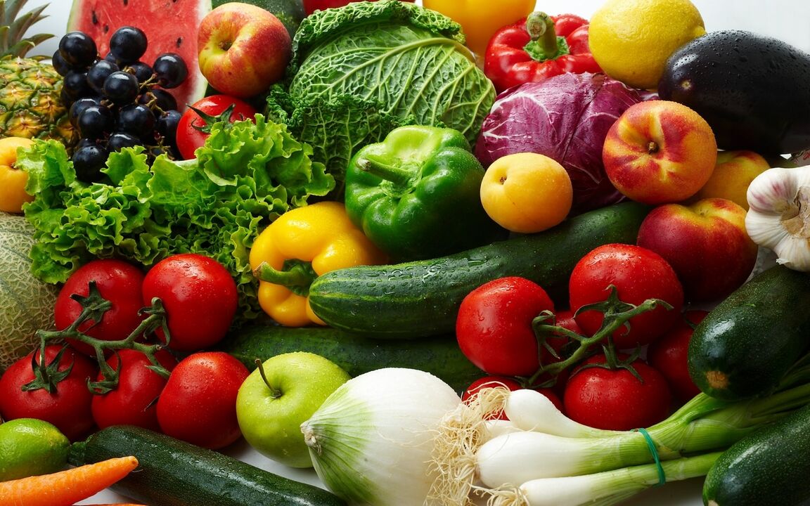 owoce i warzywa na dnę moczanową