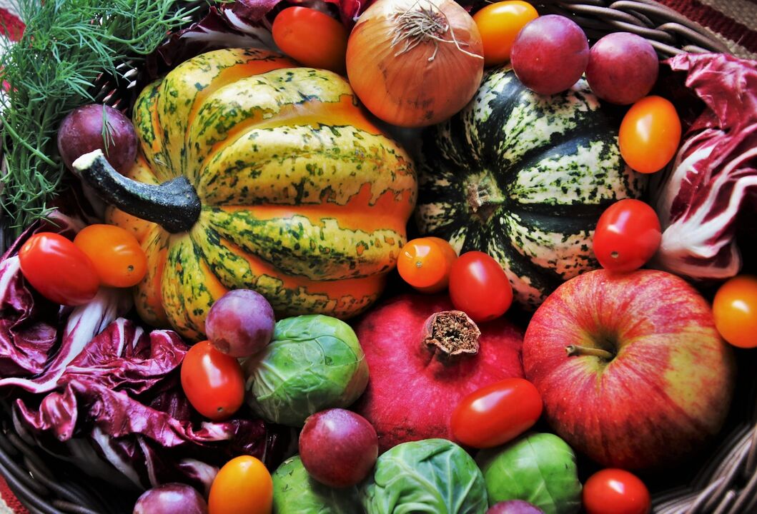 Dieta osób z grupą krwi II powinna składać się z warzyw i owoców. 